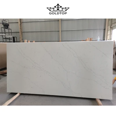 Goldtop Stone 5015 Aritificial Quarzt Slab для квартиры/отеля/кухонной столешницы